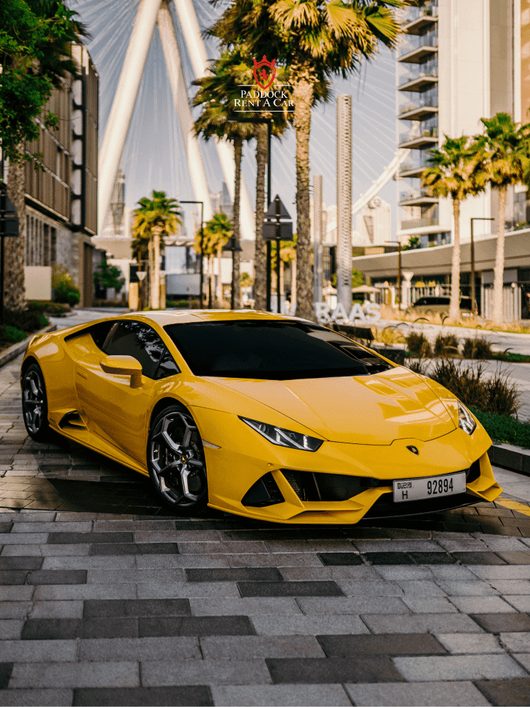 Rent Lamborghini evo Dubai