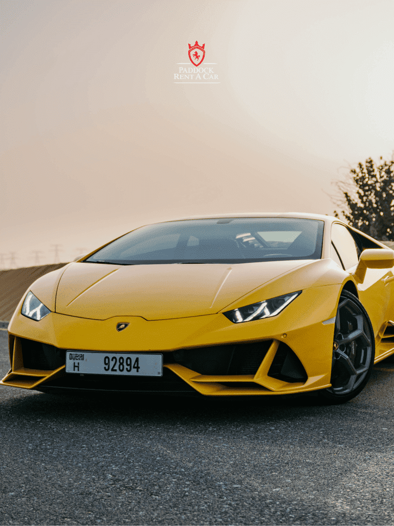 Rent Lamborghini evo Dubai