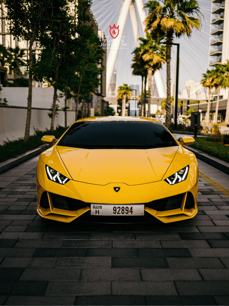 Rent Lamborghini evo Dubai