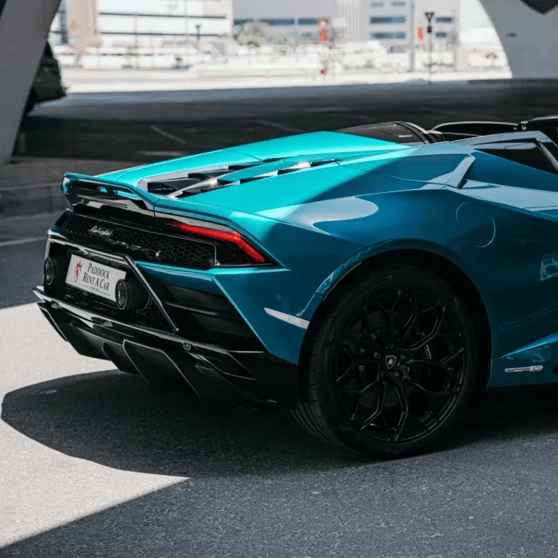 Rent Lamborghini Huracan EVO Spyder (blue)