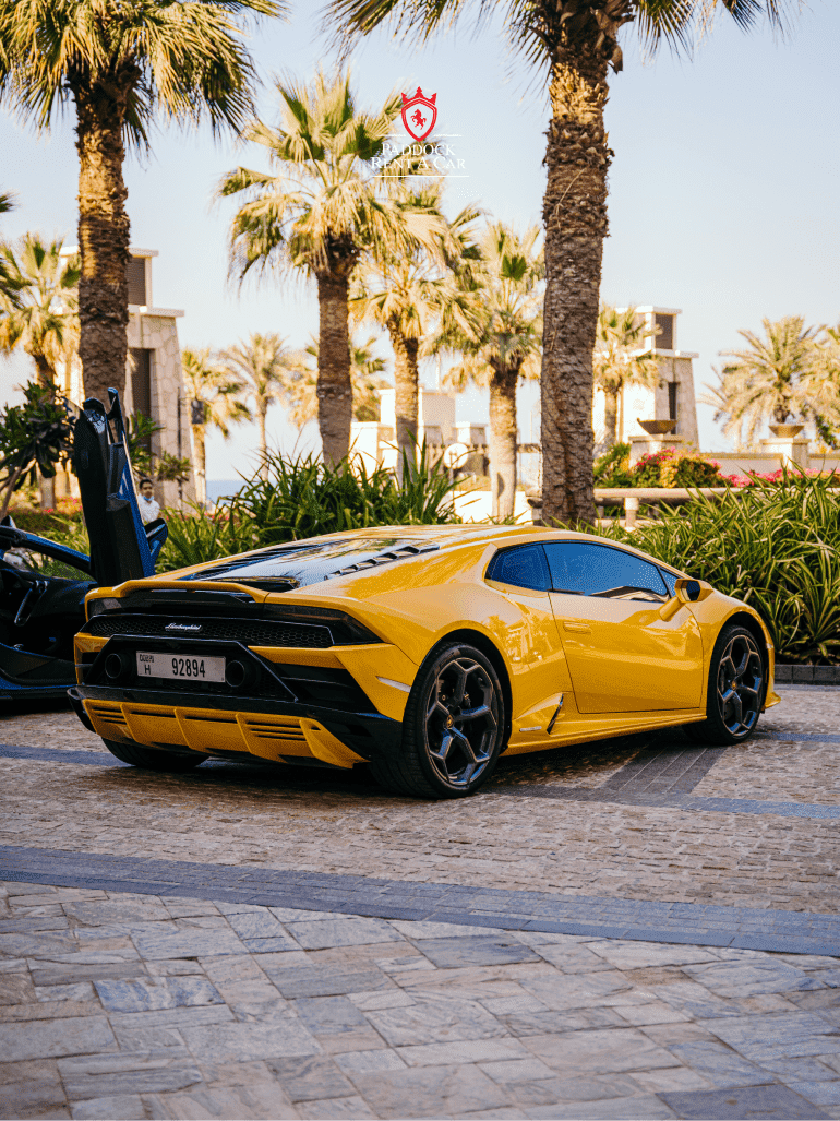 Rent Lamborghini evo Dubai