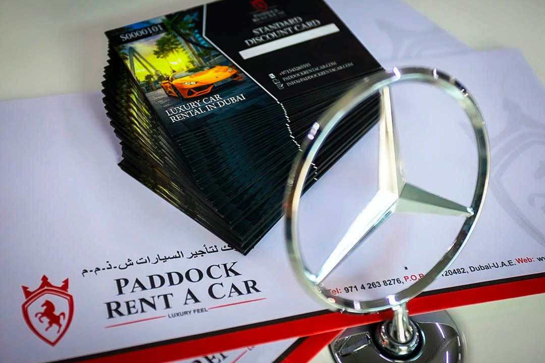 Luxury car rental in Dubai discount cards 2022