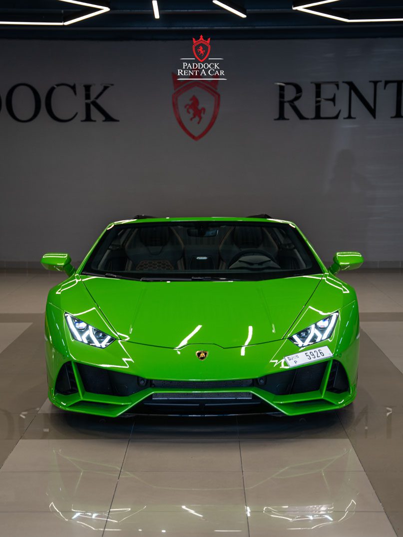 Rent A Lamborghini Spyder in Dubai