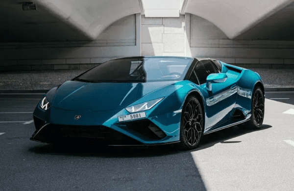 Lamborghini Huracan EVO Spyder (bleu)
