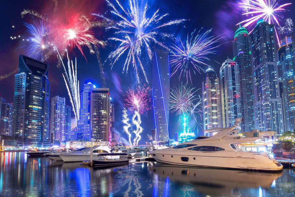 Dubai New Year Fireworks 2025