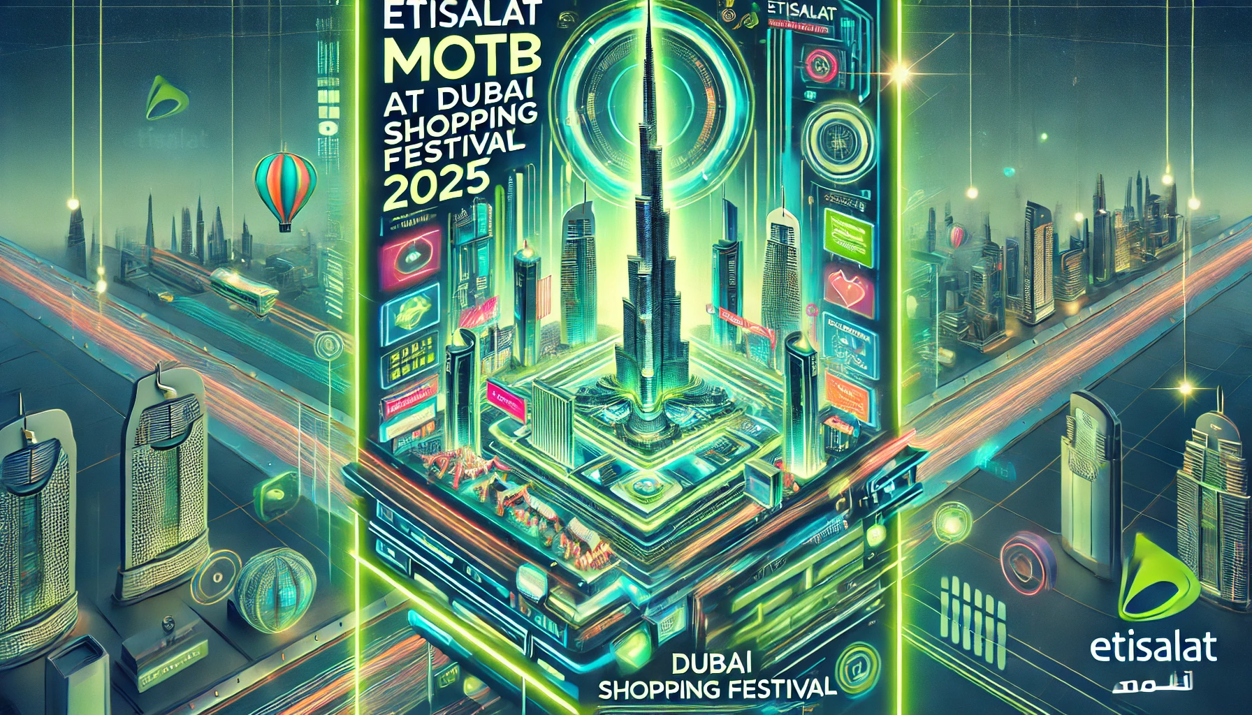Experience Etisalat MOTB at Dubai Shopping Festival 2025
