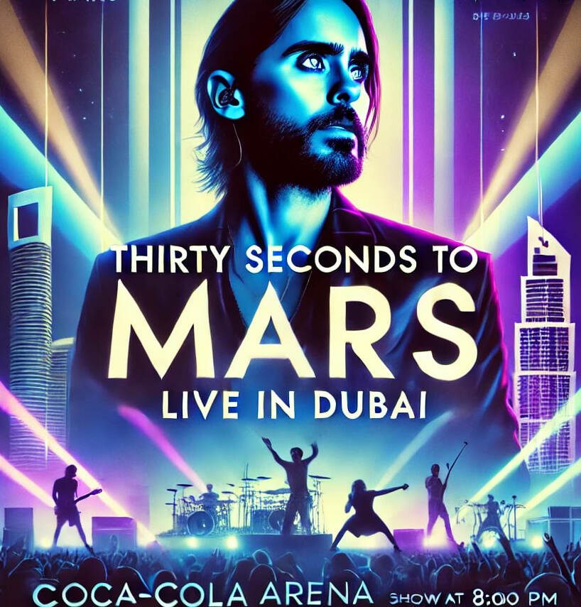 Thirty Seconds to Mars prêt à faire vibrer Dubaï en décembre 2024