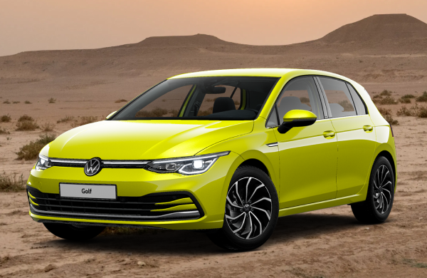 Volkswagen Golf Exclusive yellow