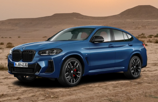 BMW X4 синий