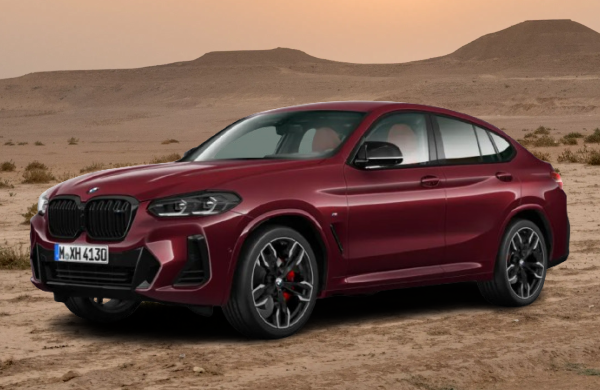 BMW X4 темно-красный