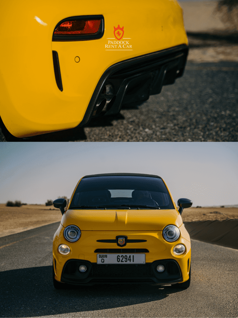 Fiat Abarth 595 Yellow