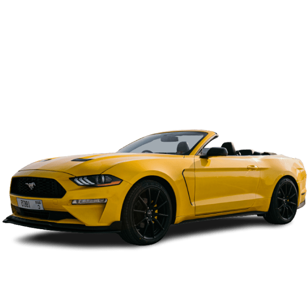 Rent Mustang (Yellow)